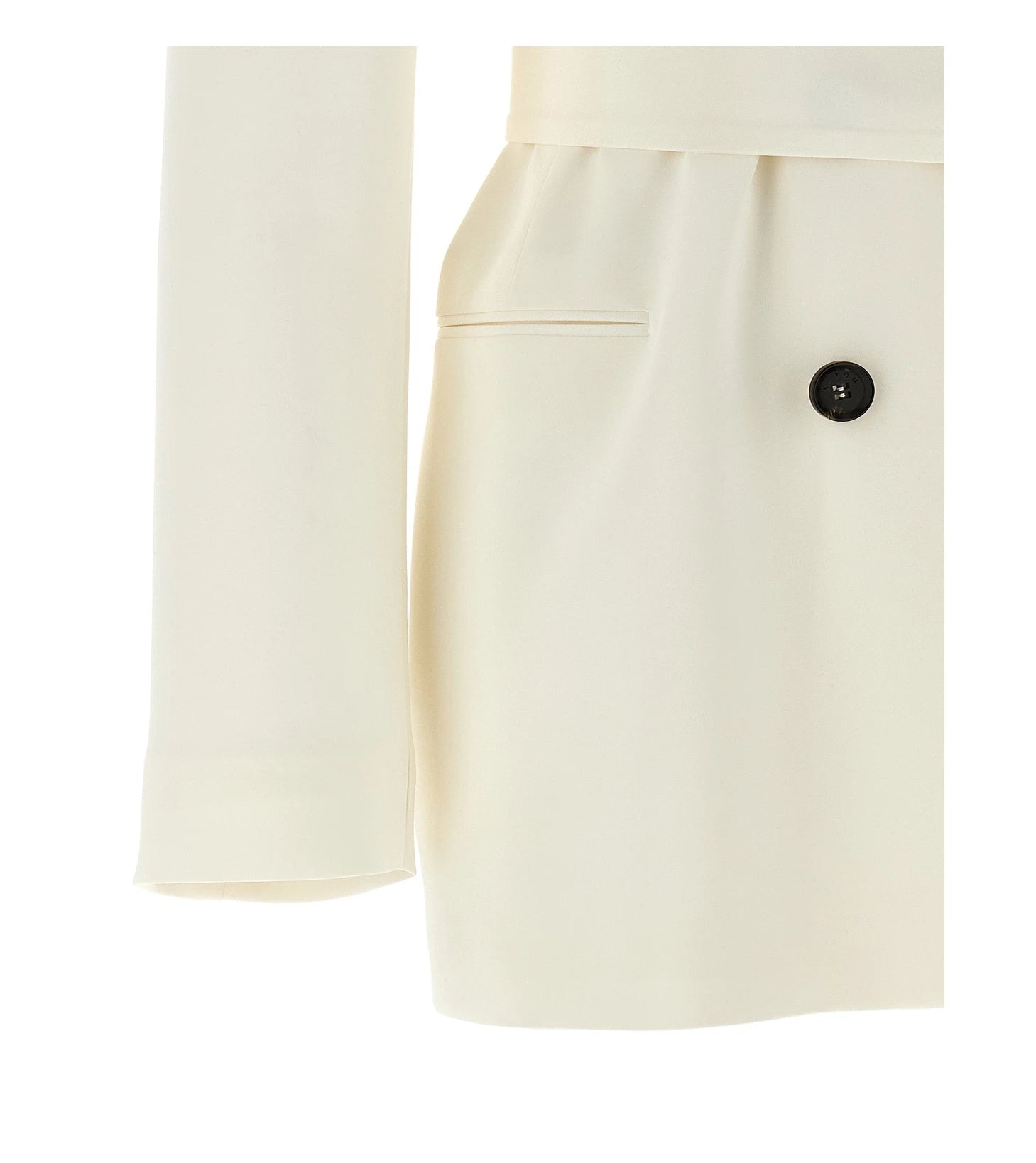 Kiton Blazer in white, Silk — view 4