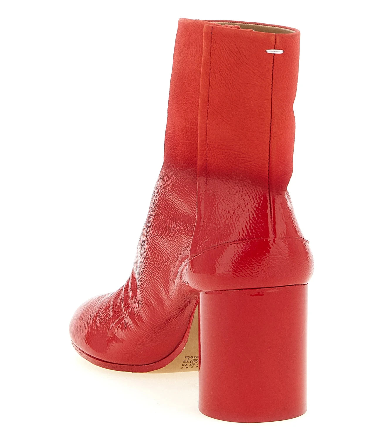 Maison Margiela Ankle Boots in red, Bovine Leather — view 3