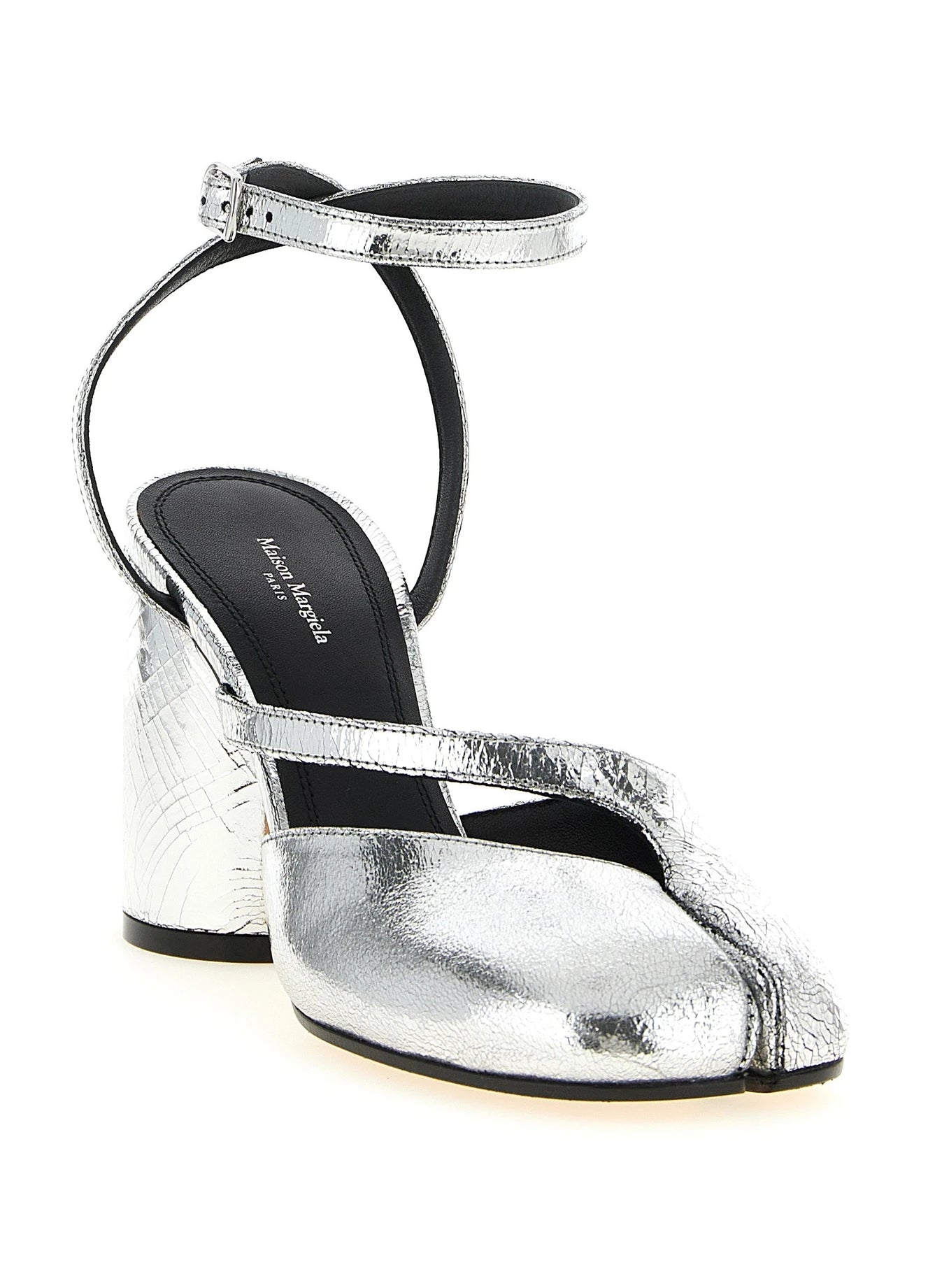 Maison Margiela Pumps in silver, Calfskin Leather — view 2