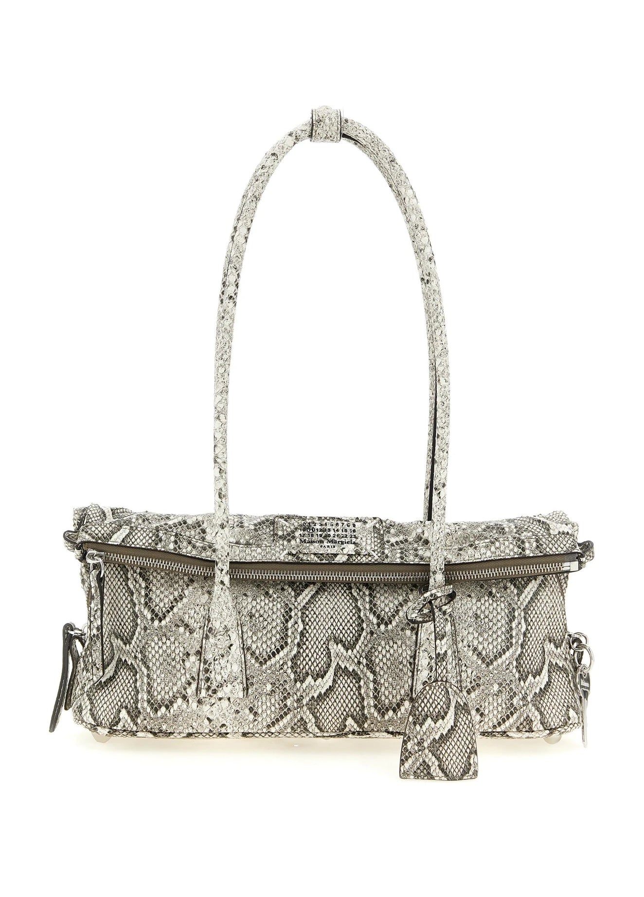Maison Margiela Shoulder Bag in white, Goat Leather