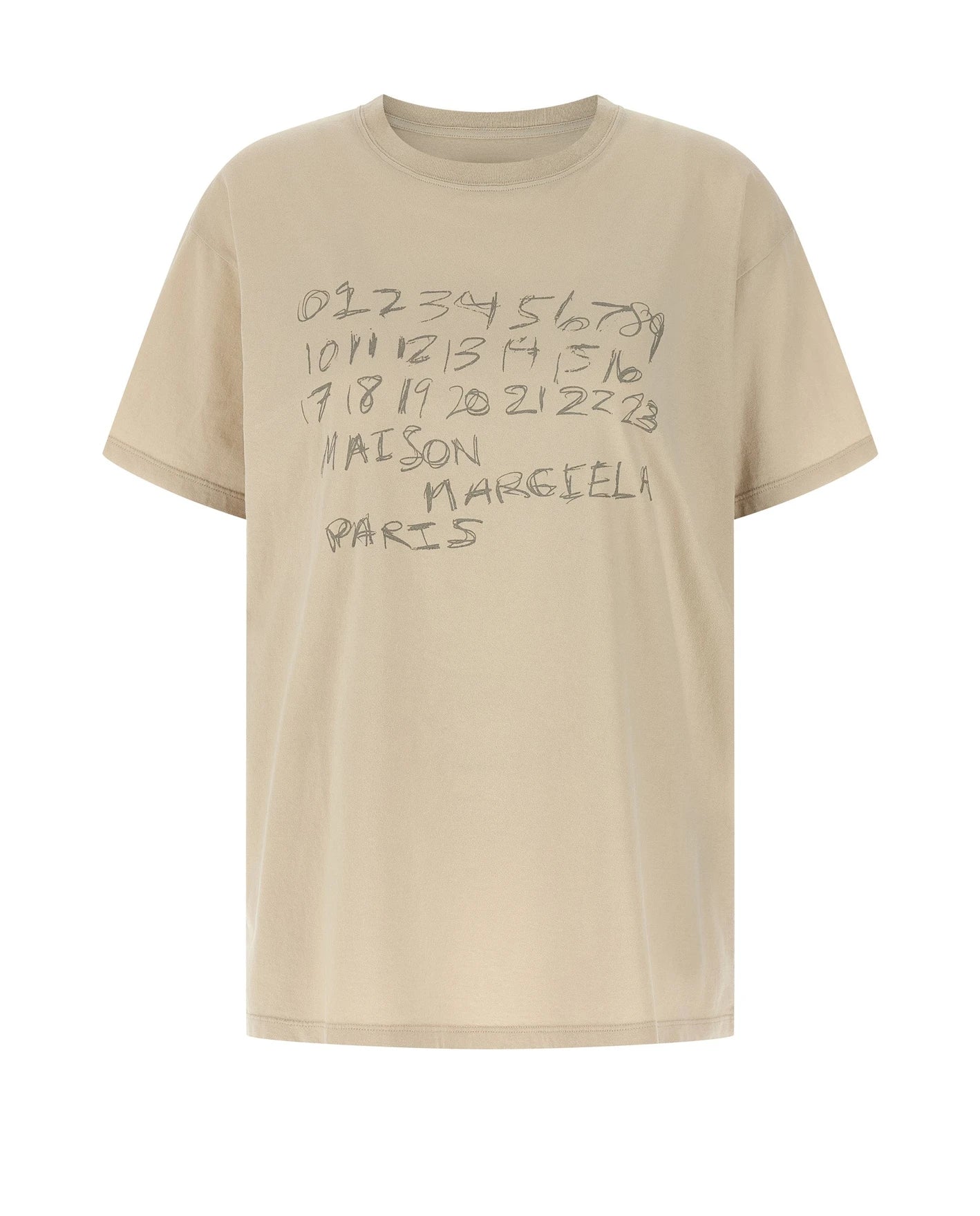 Maison Margiela T-Shirt in beige, Cotton