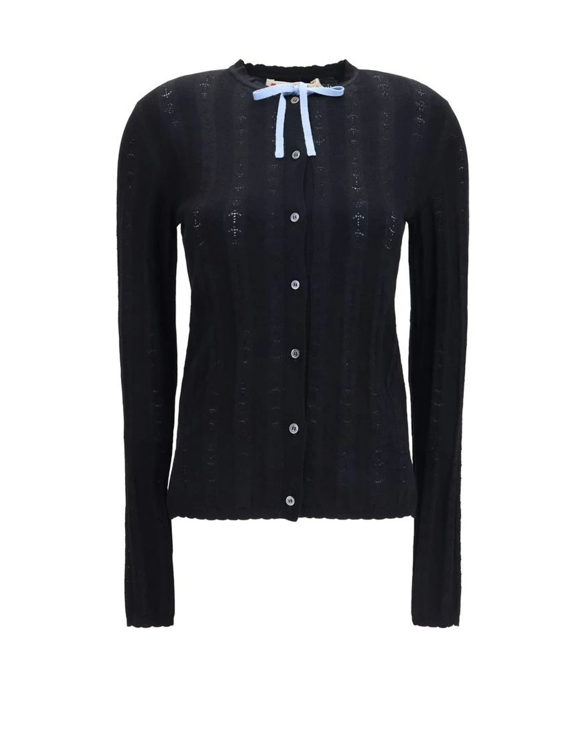 Marni Cardigan in black, Merino Wool