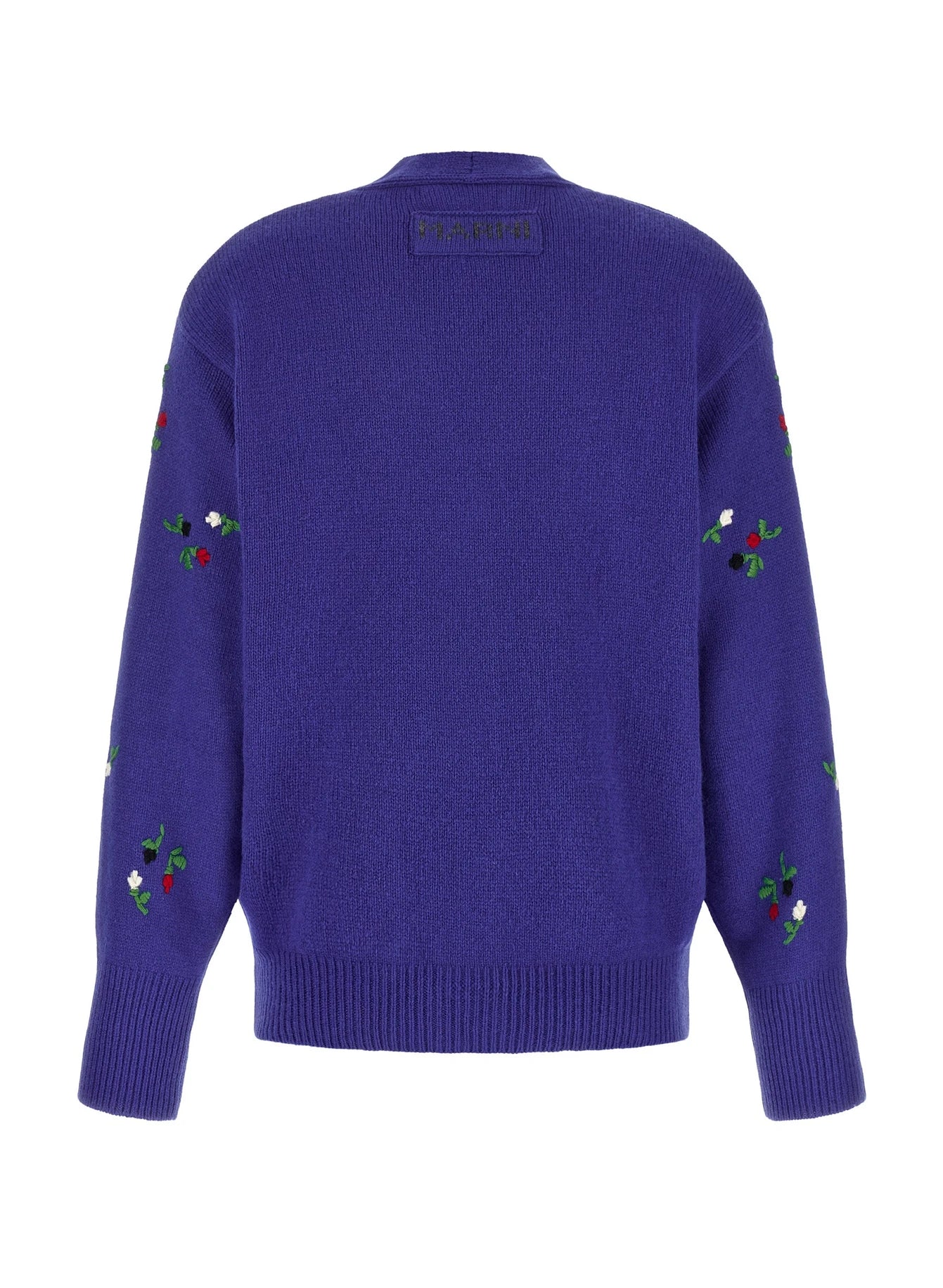 Marni Cardigan in blue, Virgin Wool — view 2