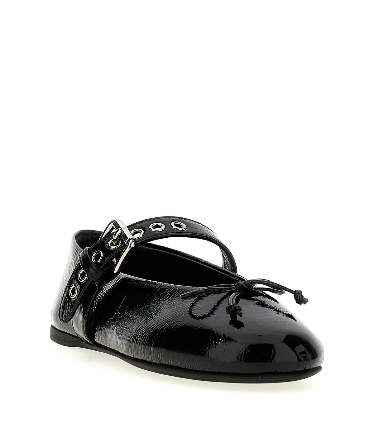 Miu Miu Ballet Flats in black, Calfskin Leather — view 2