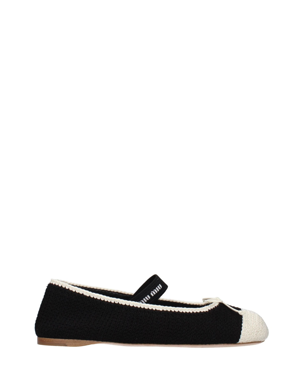 Miu Miu Ballet Flats in black