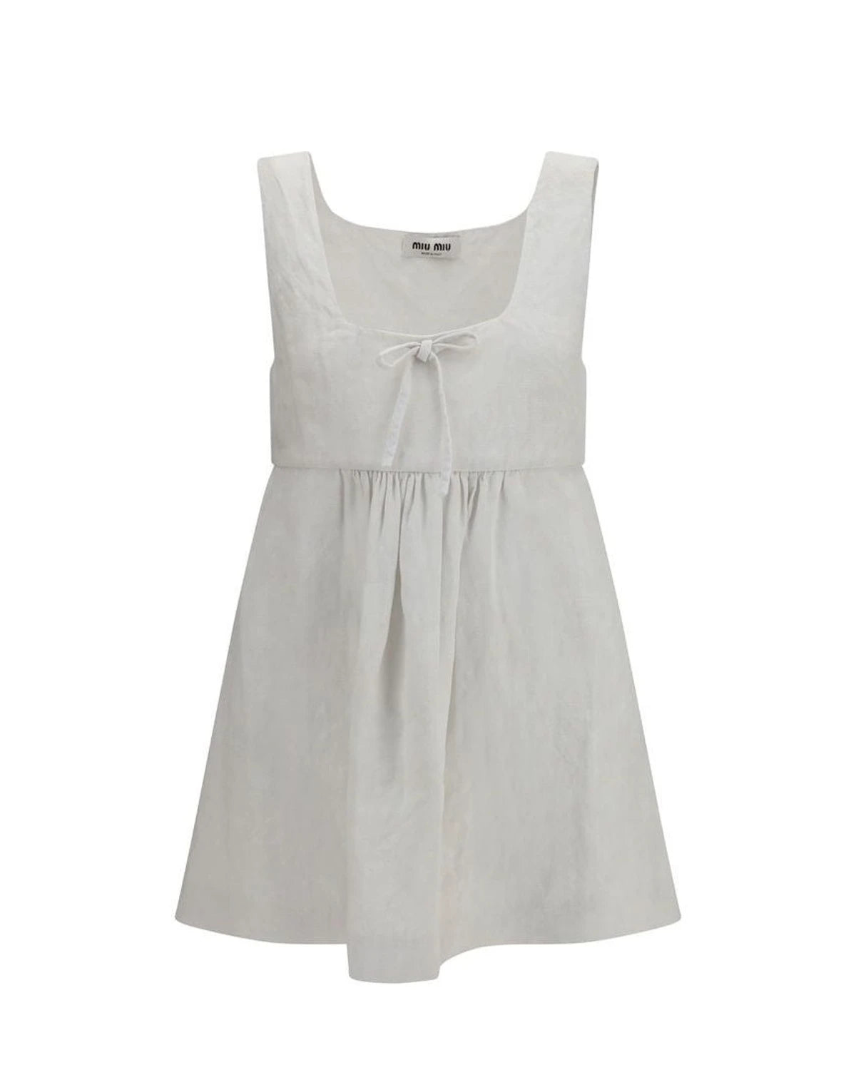 Miu Miu Dresse in white, Linen
