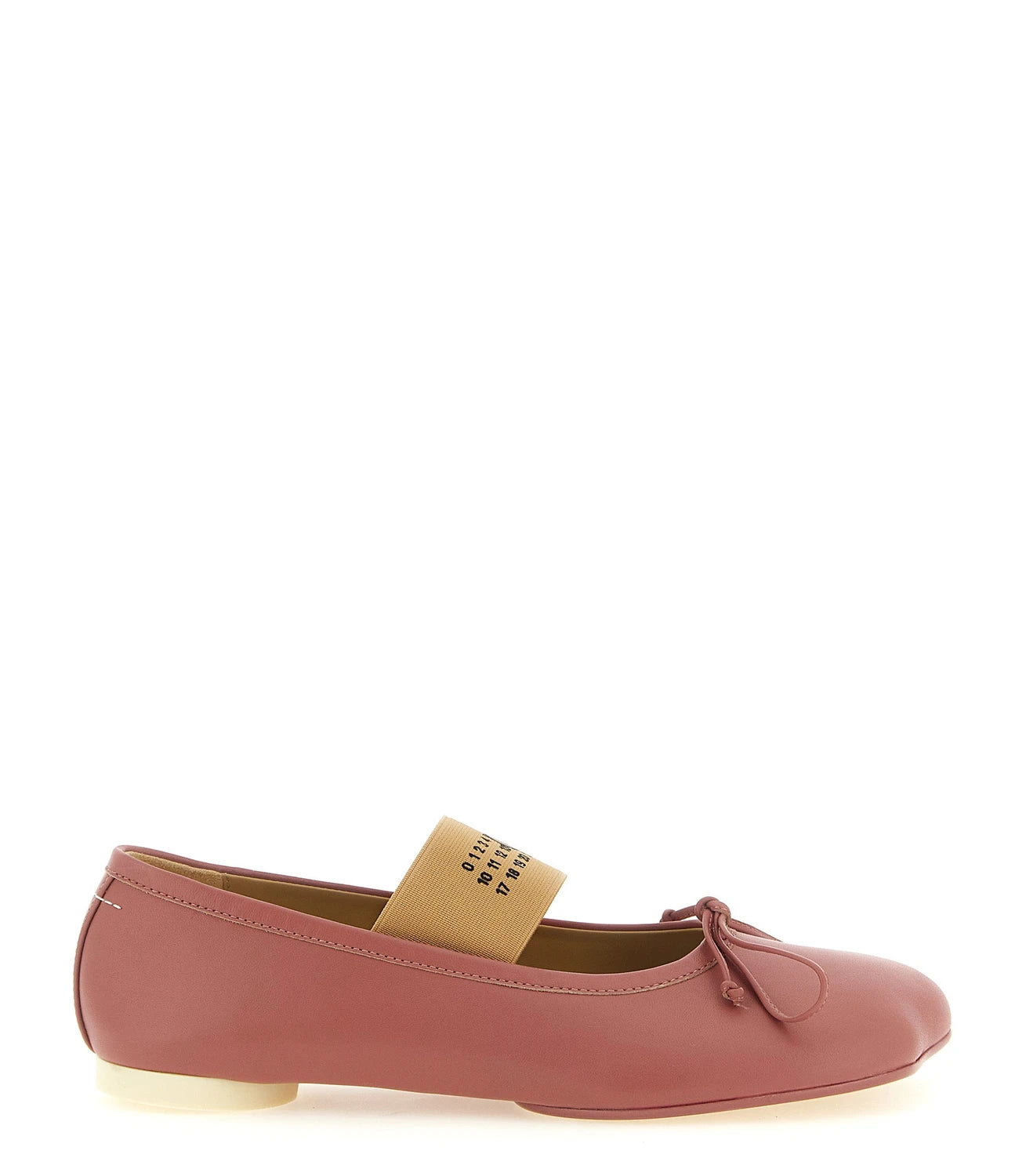 MM6 Maison Margiela Ballet Flats in pink, Sheepskin Leather