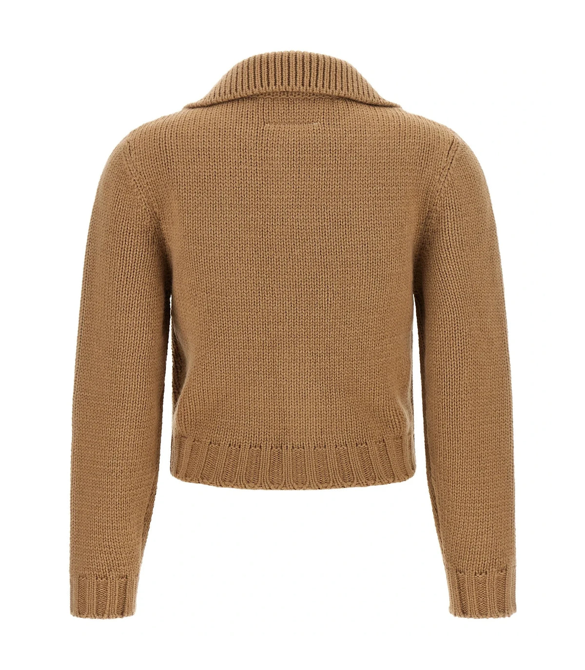 MM6 Maison Margiela Cardigan in beige, Wool β view 2
