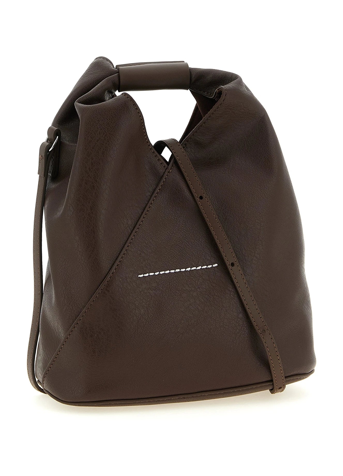 MM6 Maison Margiela Cross Body Bag in brown, Polyurethane — view 2
