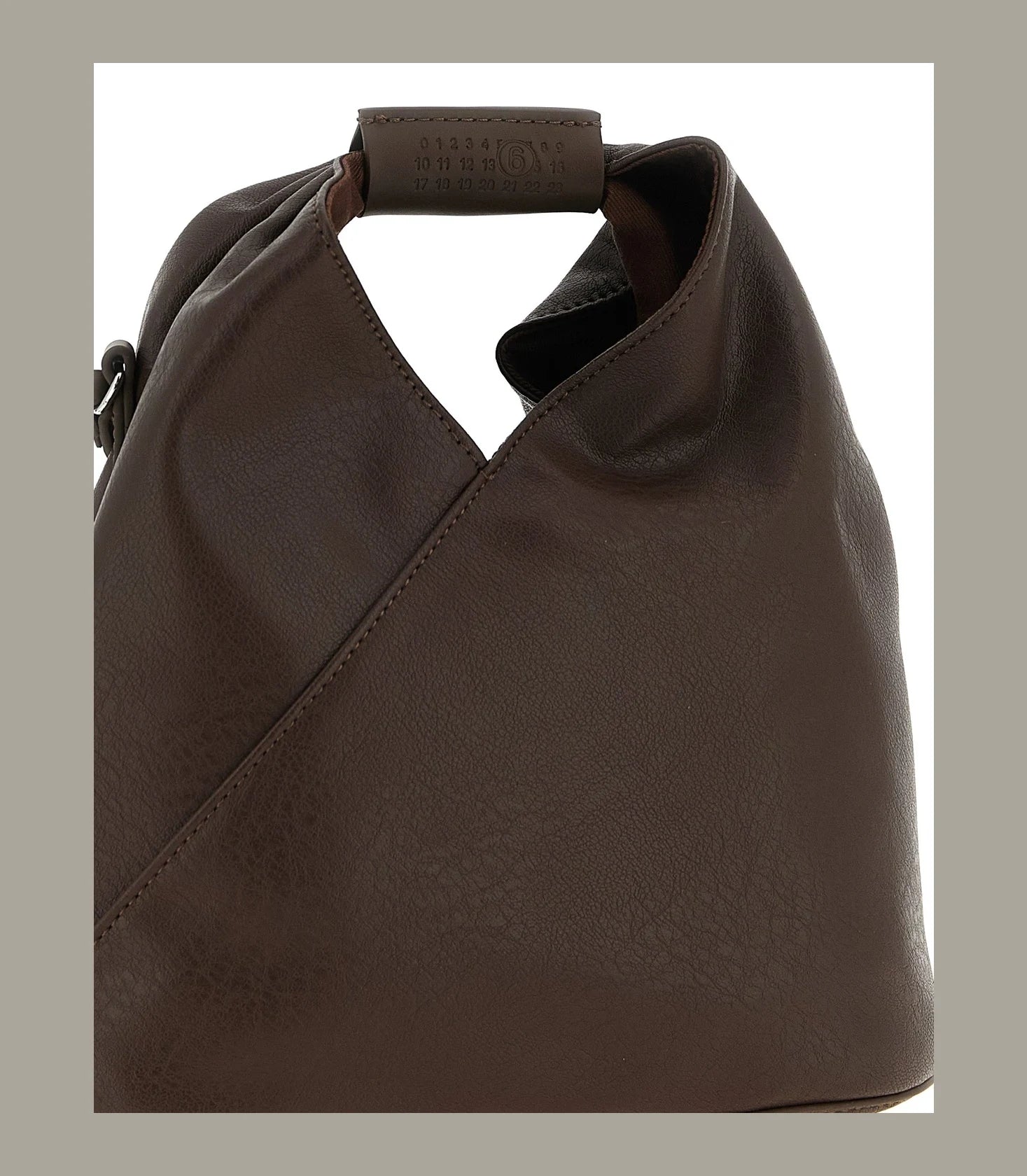 MM6 Maison Margiela Cross Body Bag in brown, Polyurethane — view 3