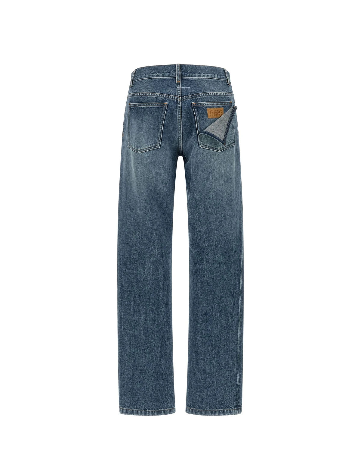 MM6 Maison Margiela Jean in blue, Cotton — view 2