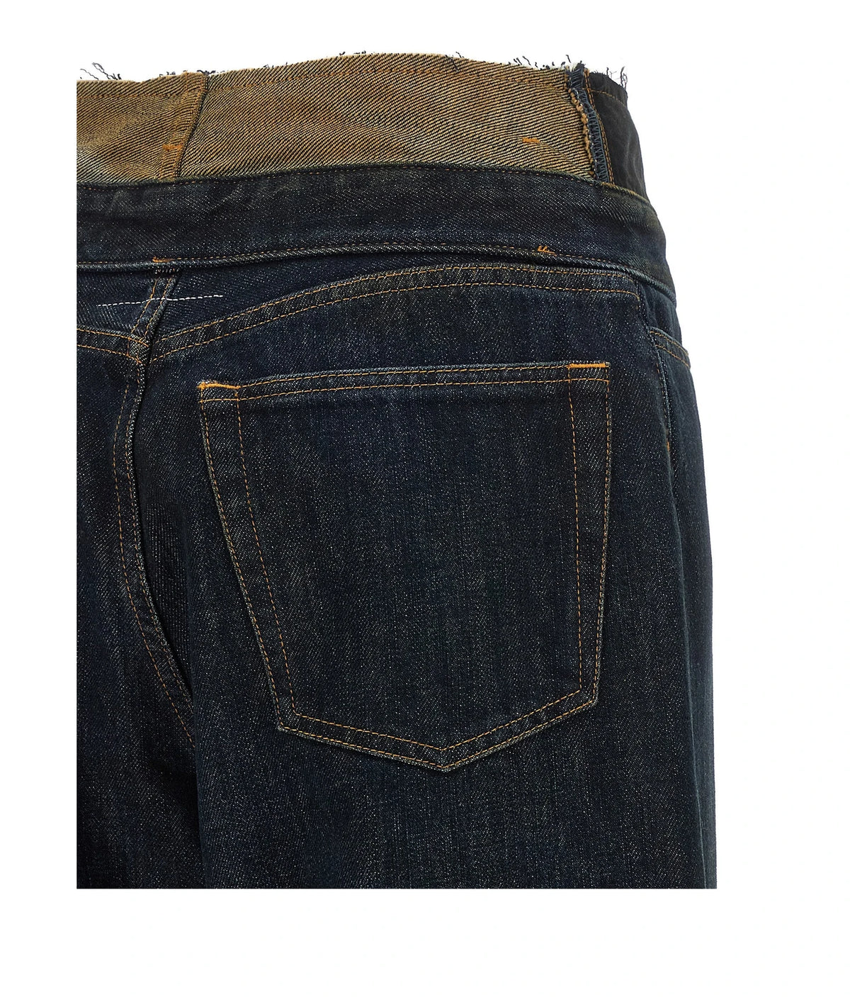 MM6 Maison Margiela Jean in blue, Cotton — view 4