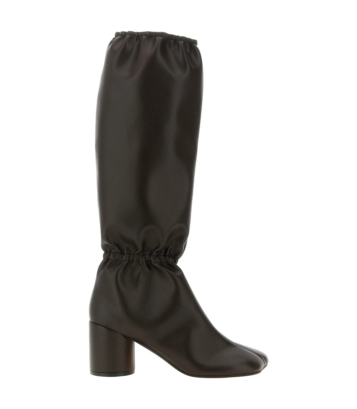 MM6 Maison Margiela Knee High Boots in brown, Polyurethane