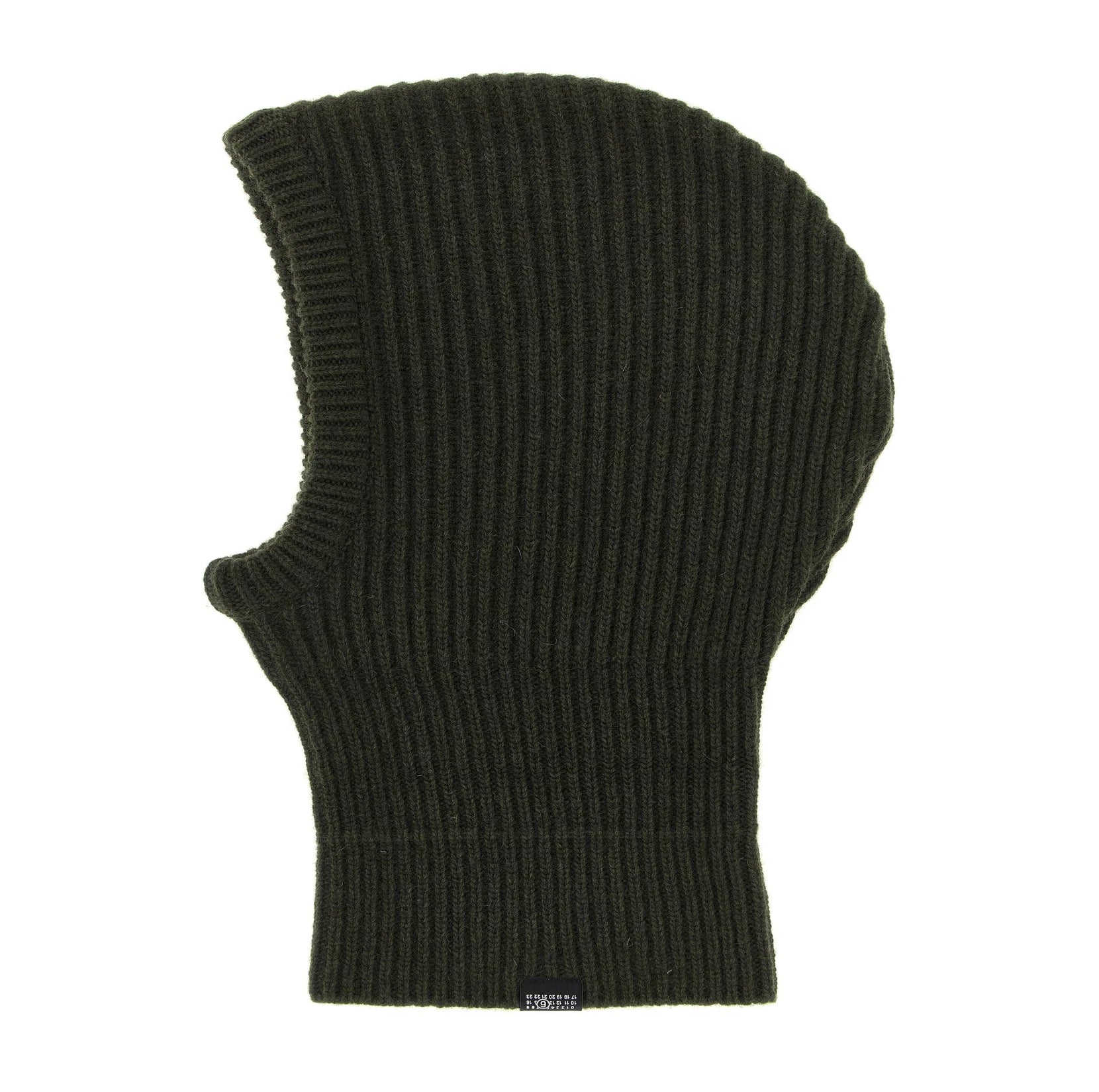 MM6 Maison Margiela Winter Hat in green, Wool — view 2