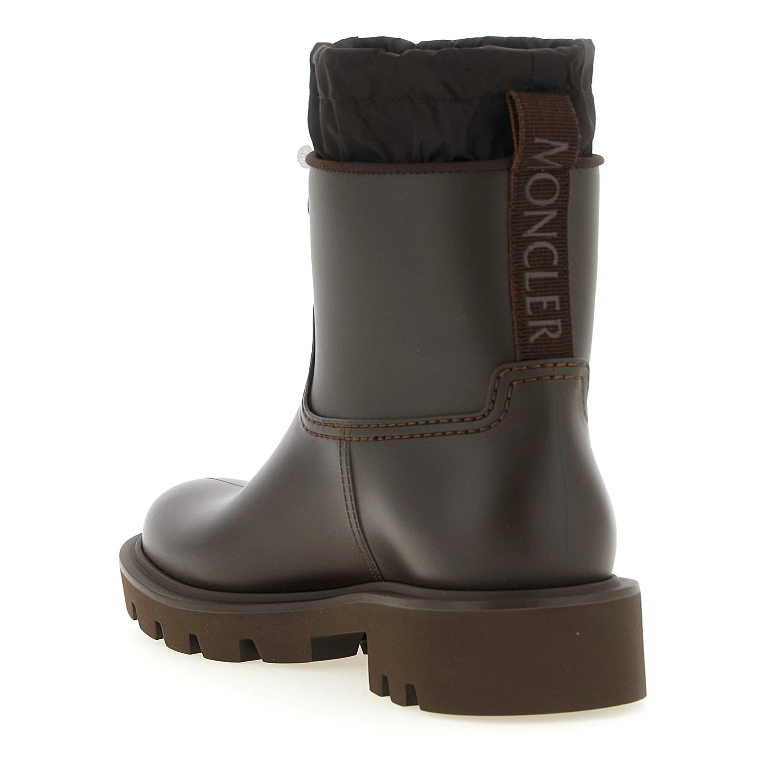 Moncler Ankle Boots in brown, Pvc — view 3