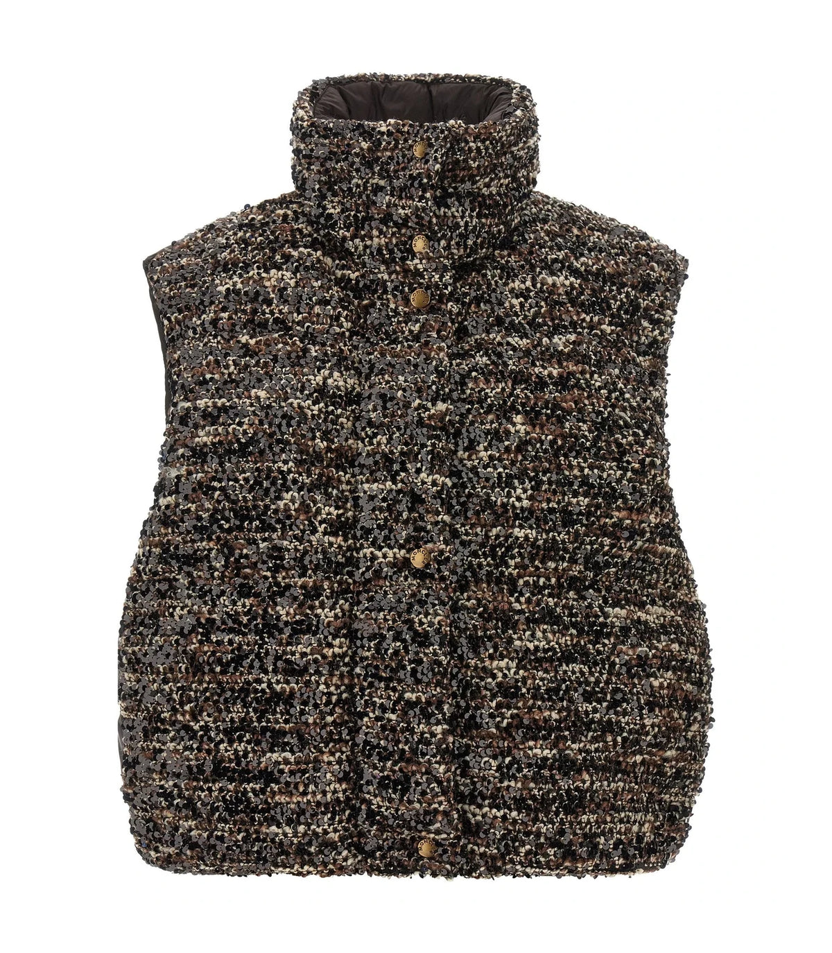 Moncler Bolero Jacket in brown, Polyester — view 2