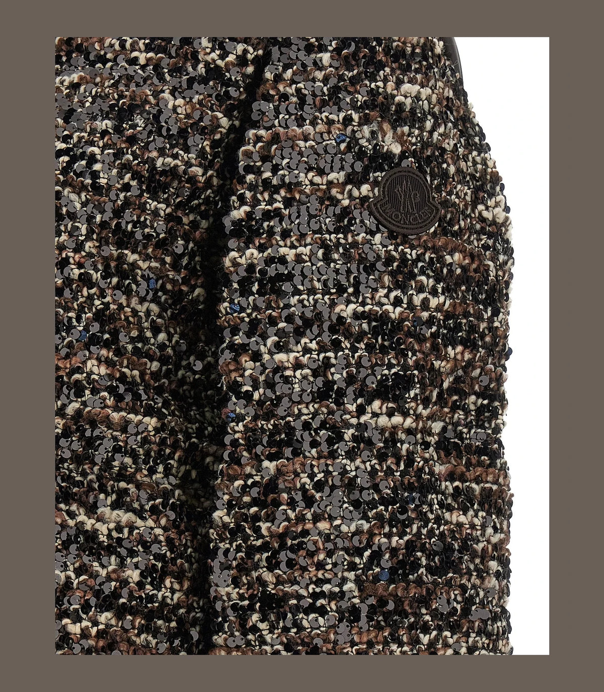 Moncler Bolero Jacket in brown, Polyester — view 5