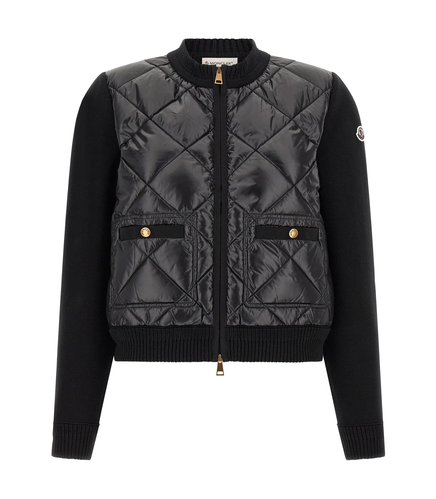 Moncler Cardigan in black, Polyamide
