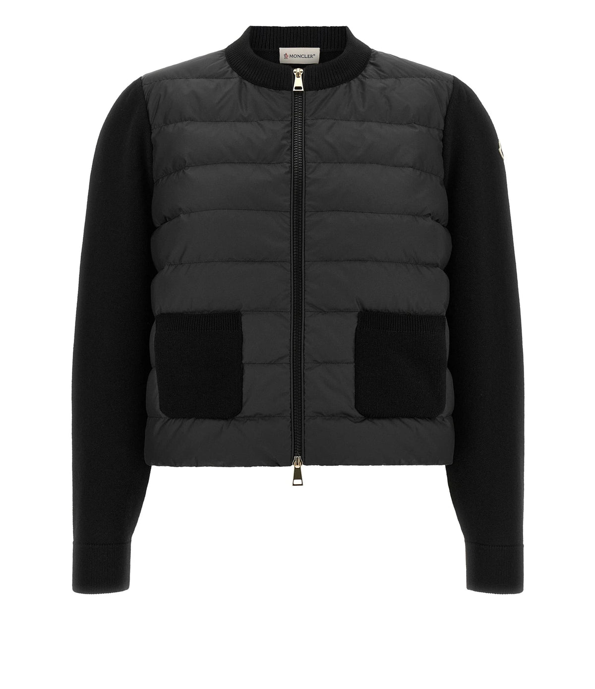 Moncler Cardigan in black, Polyester