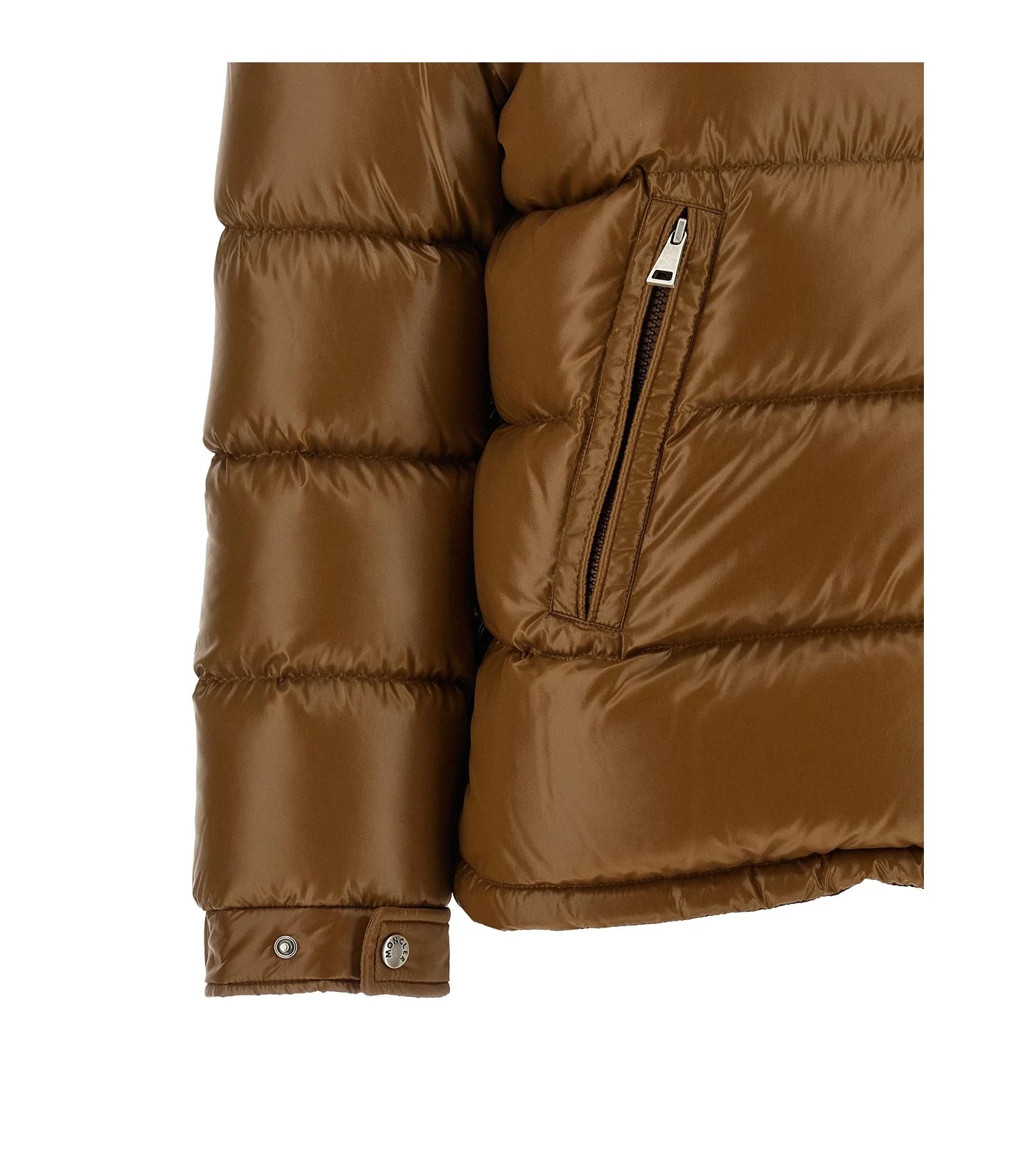 Moncler Puffer Jacket in brown, Polyamide — view 5