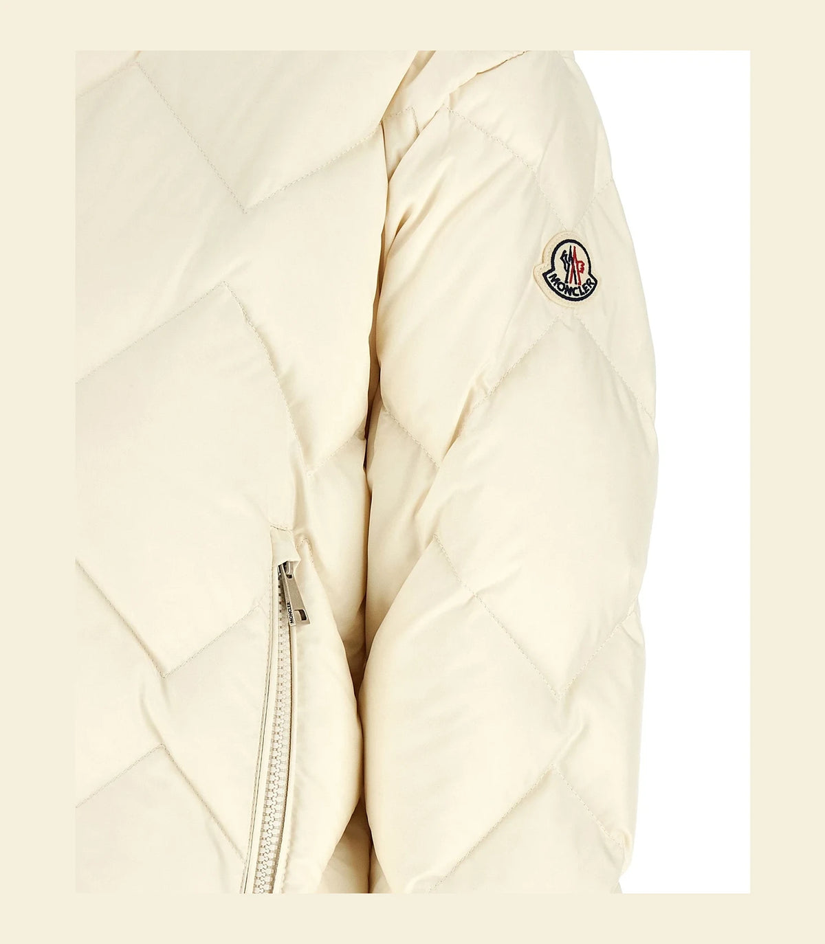 Moncler Puffer Jacket in white, Polyester — view 4