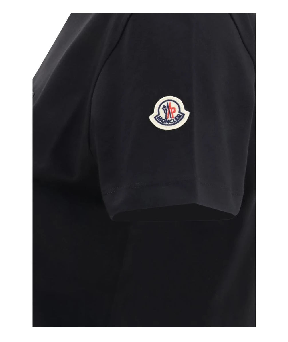 Moncler T-Shirt in black, Cotton — view 3