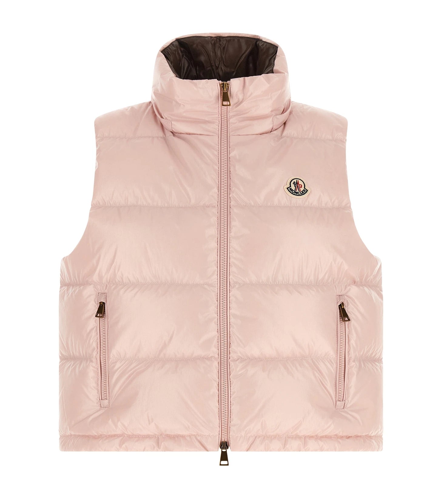 Moncler Vest in pink, Polyamide — view 2