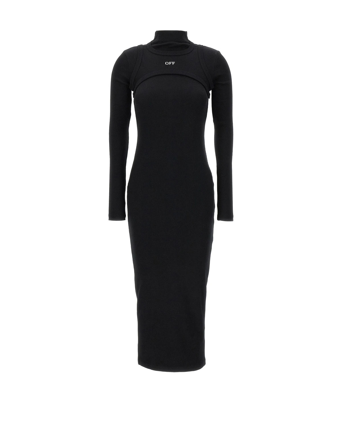 Off-White Dresse in black, Cotton