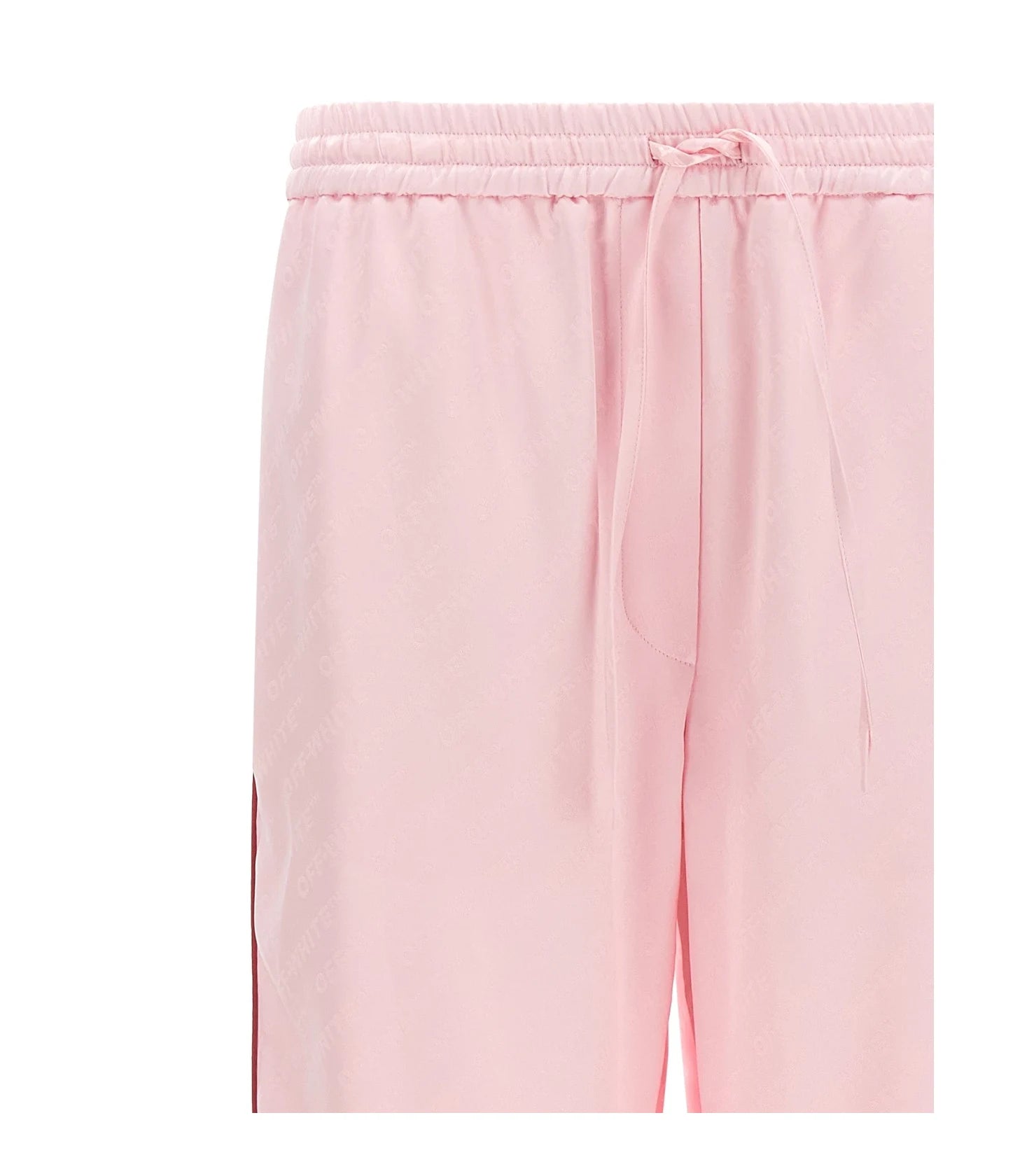 Off-White Palazzo Pant in pink, Viscose — view 3
