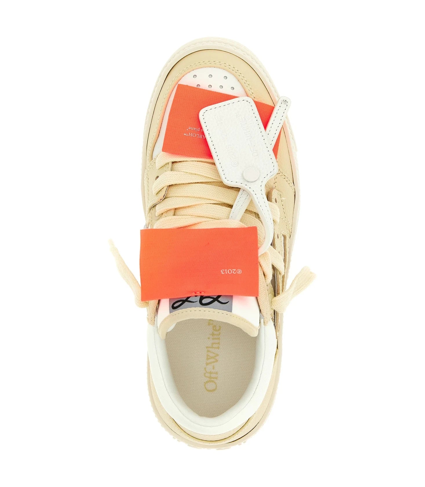 Off-White Beige Sneakers