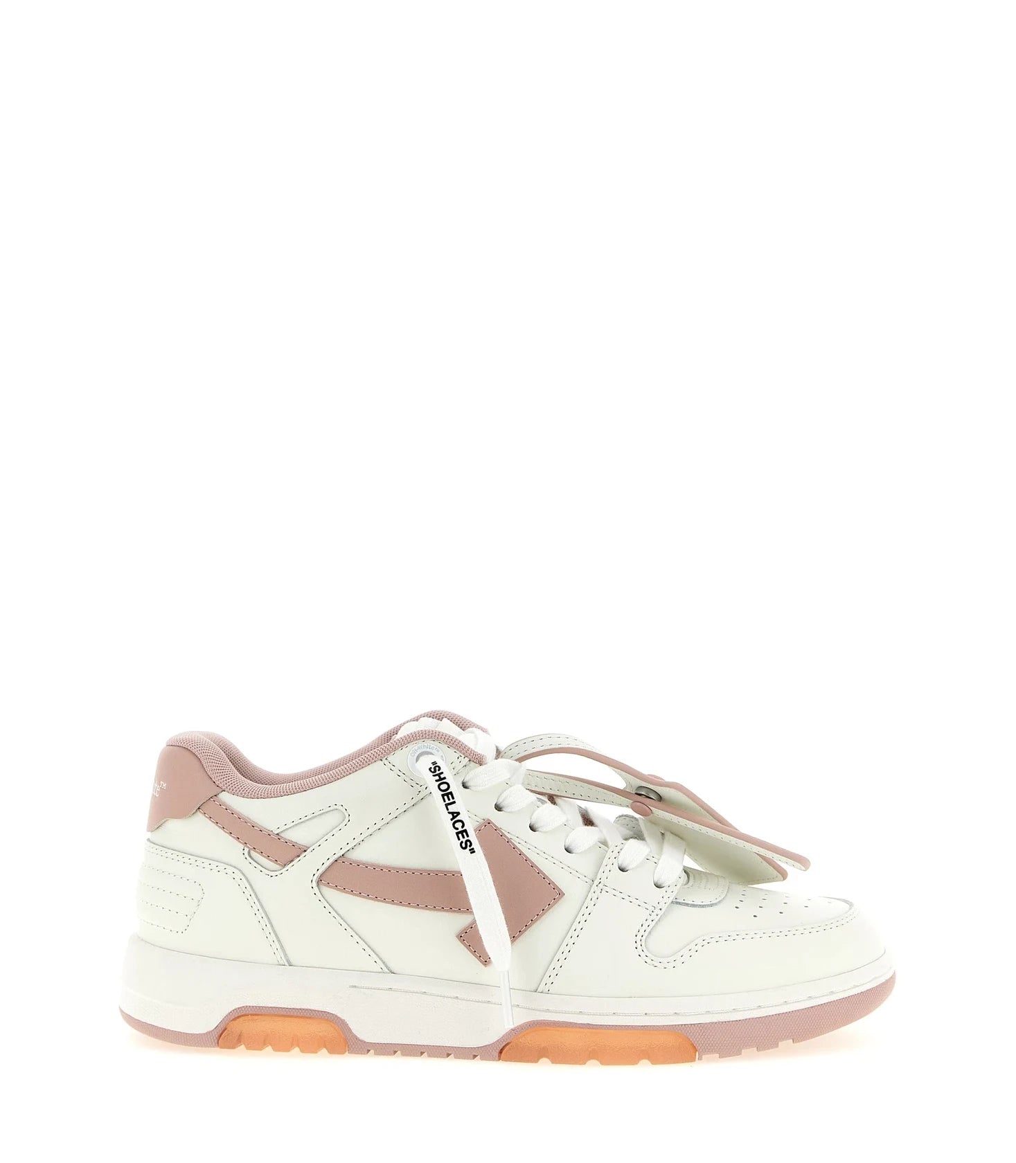 Off-White Sneakers in pink, Leather