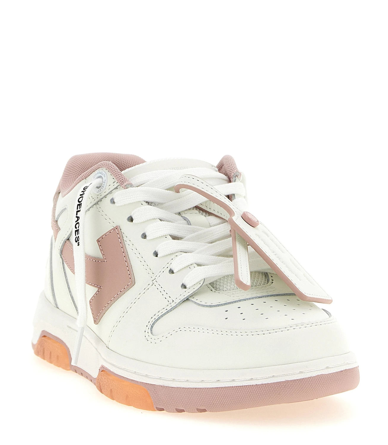 Off-White Sneakers in pink, Leather β view 3