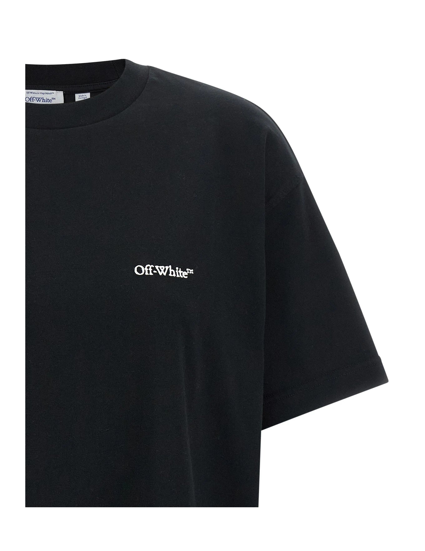 Off-White T-Shirt in black, Cotton โ view 3