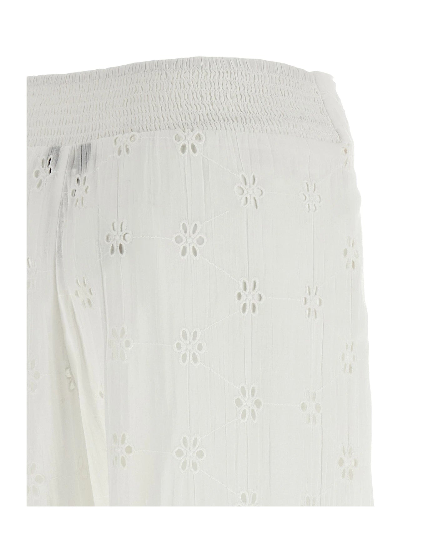 Polo Ralph Lauren Palazzo Pant in white, Cotton — view 4