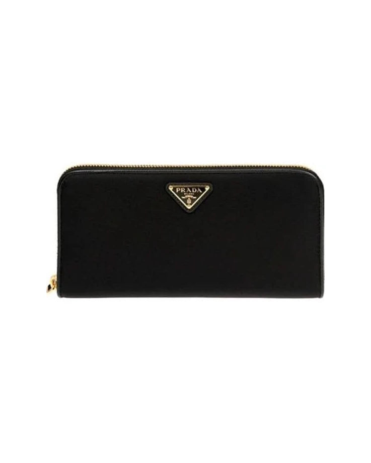 Prada Black Nylon Wallet Wallets