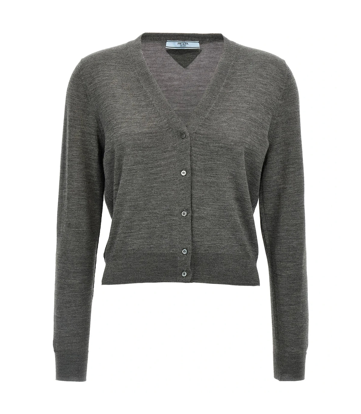 Prada Cardigan in gray, Virgin Wool