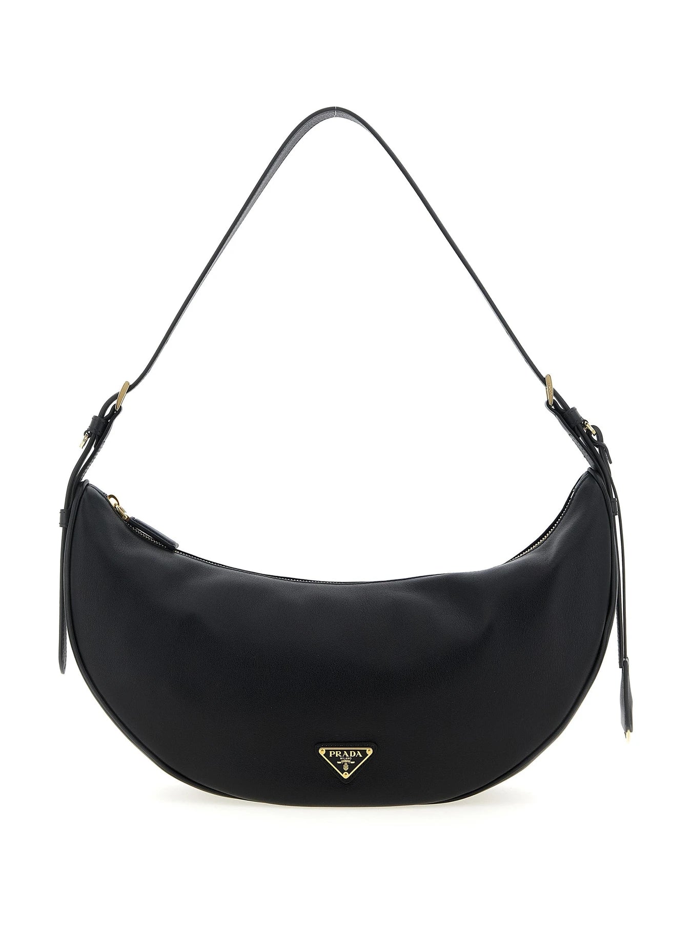 Prada Hobo Bag in black, Calfskin Leather