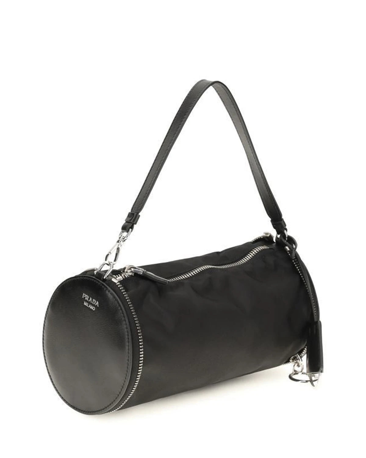 Prada Keychain in black, Nylon — view 2