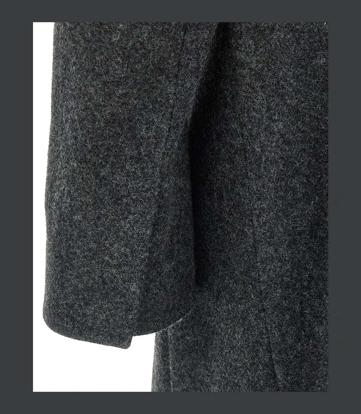 Prada Overcoat in gray, Virgin Wool — view 4
