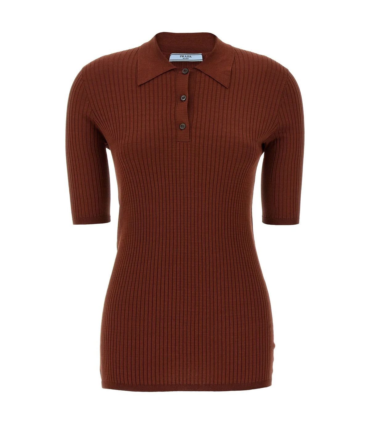 Prada Polo in brown, Cotton