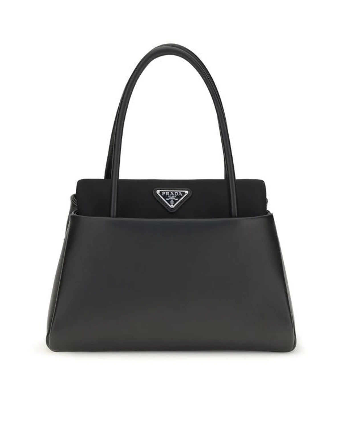 Prada Satchel Bag in black, Calf Leather