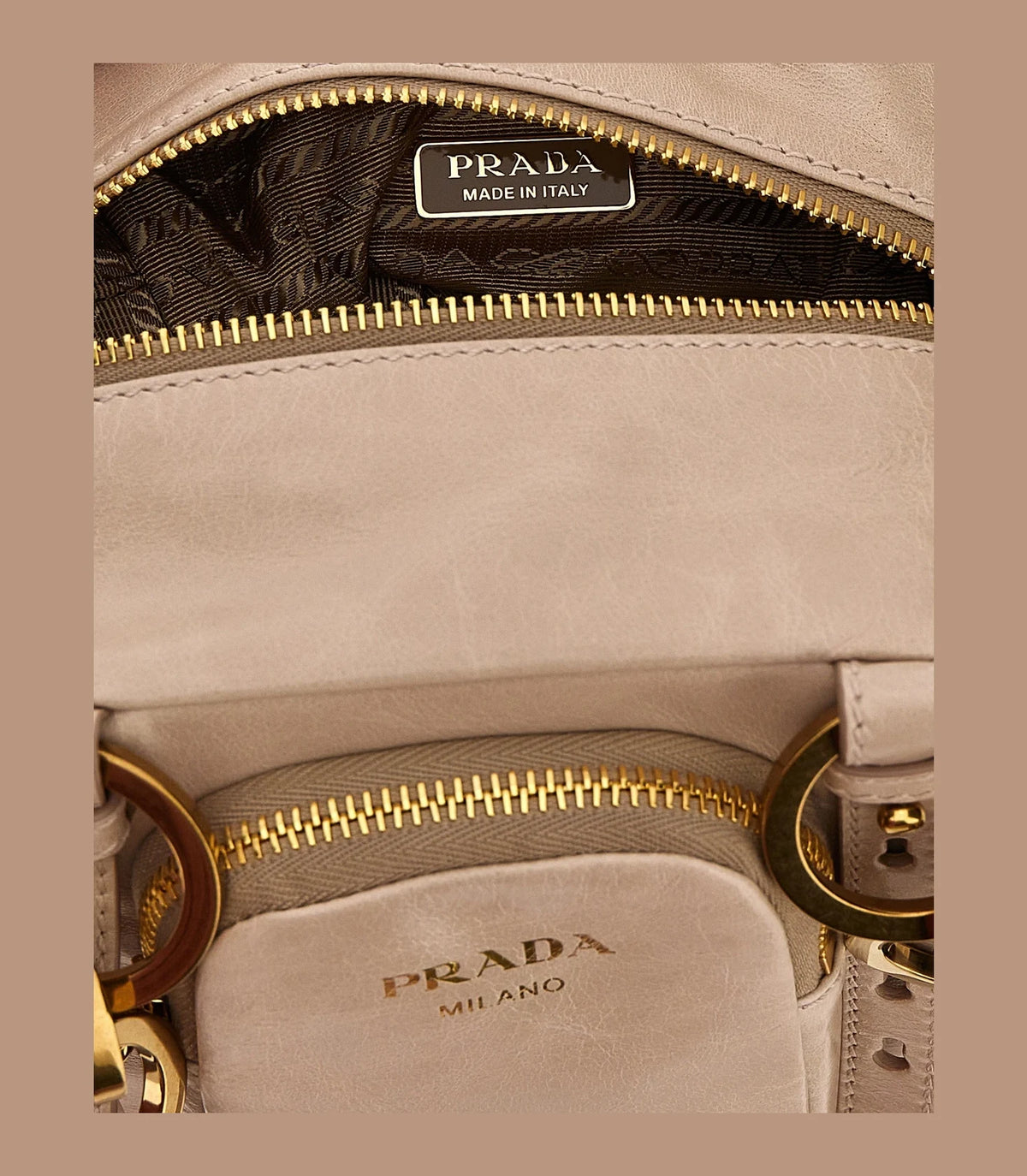Prada Satchel Bag in pink, Calfskin Leather — view 4