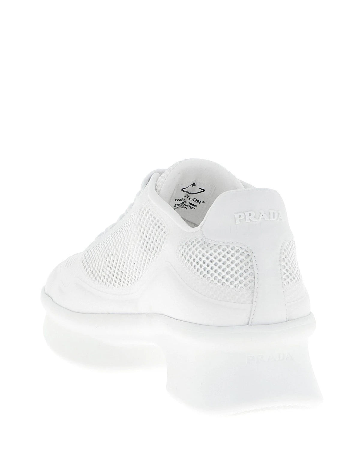 Prada Sneakers in white, Polyester โ view 3