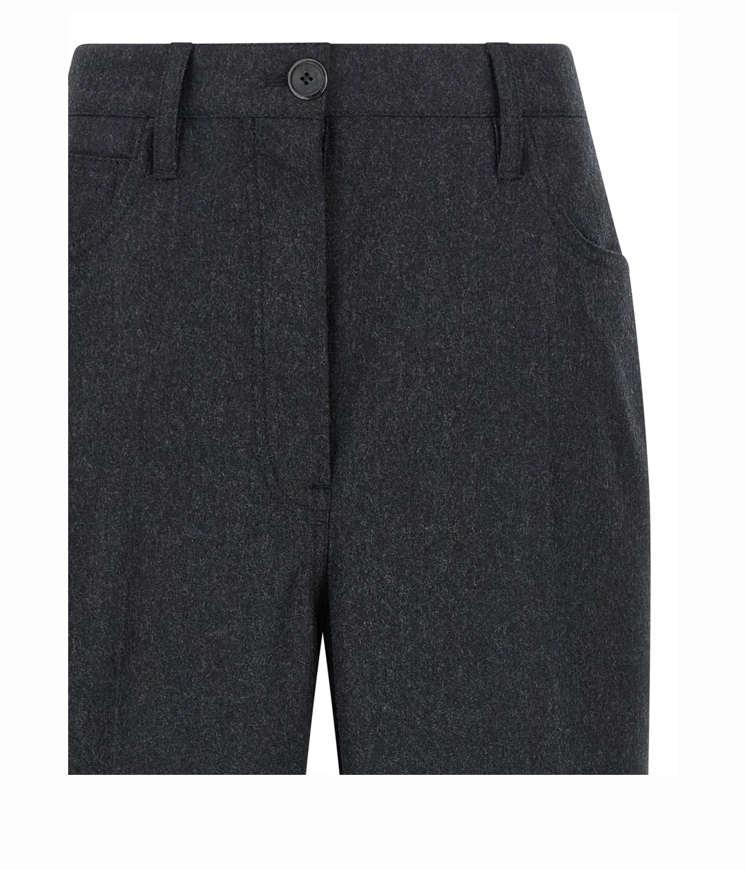 Prada Trouser in gray, Virgin Wool — view 3