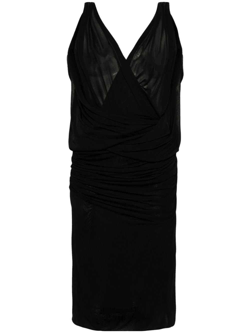 Saint Laurent V Necked Mini Dress Glam Steals