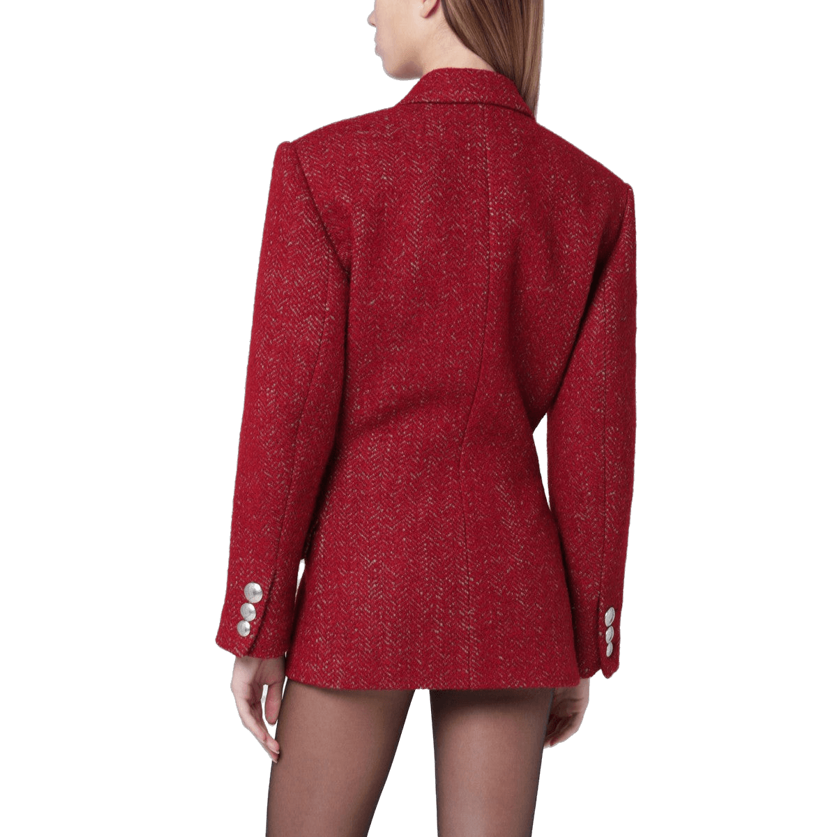 Isabel Marant Red Wool Gallie Jacket in Brushed Blend Glam Steals