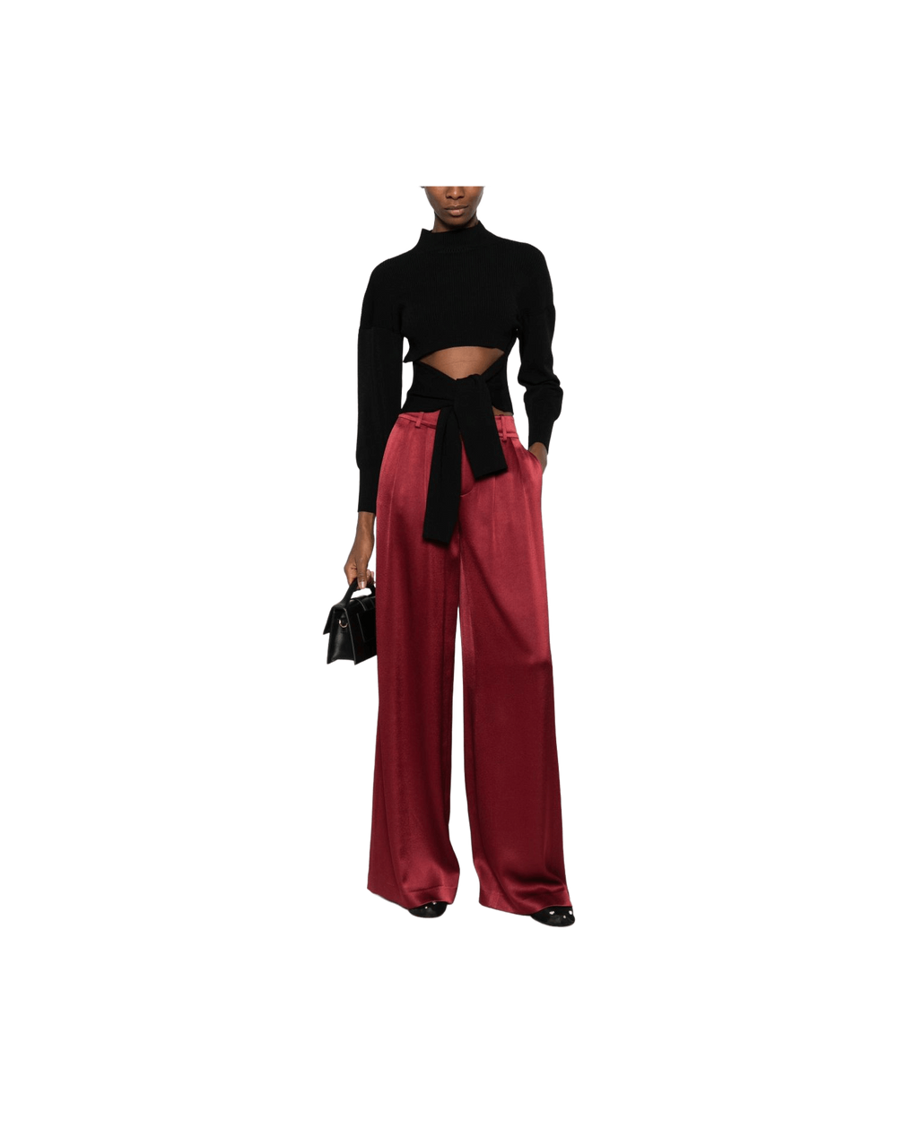 Alice + Olivia Trouser Bordeaux Glam Steals