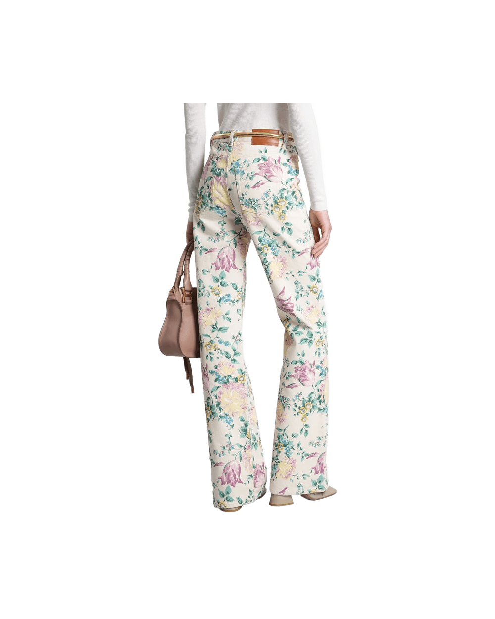 Chloé Beige Jeans Glam Steals