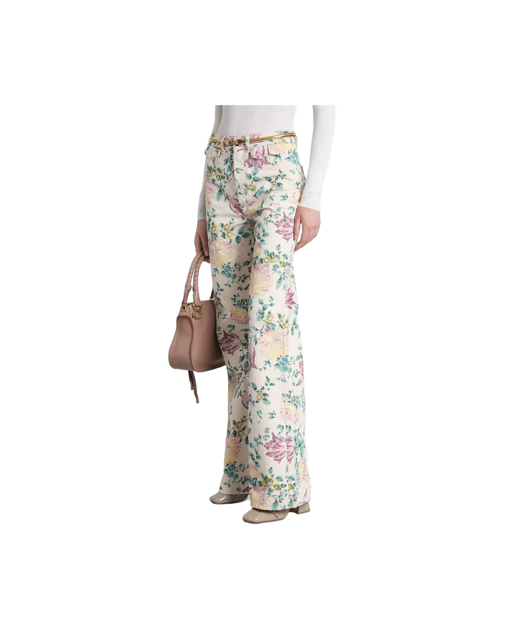 Chloé Beige Jeans Glam Steals