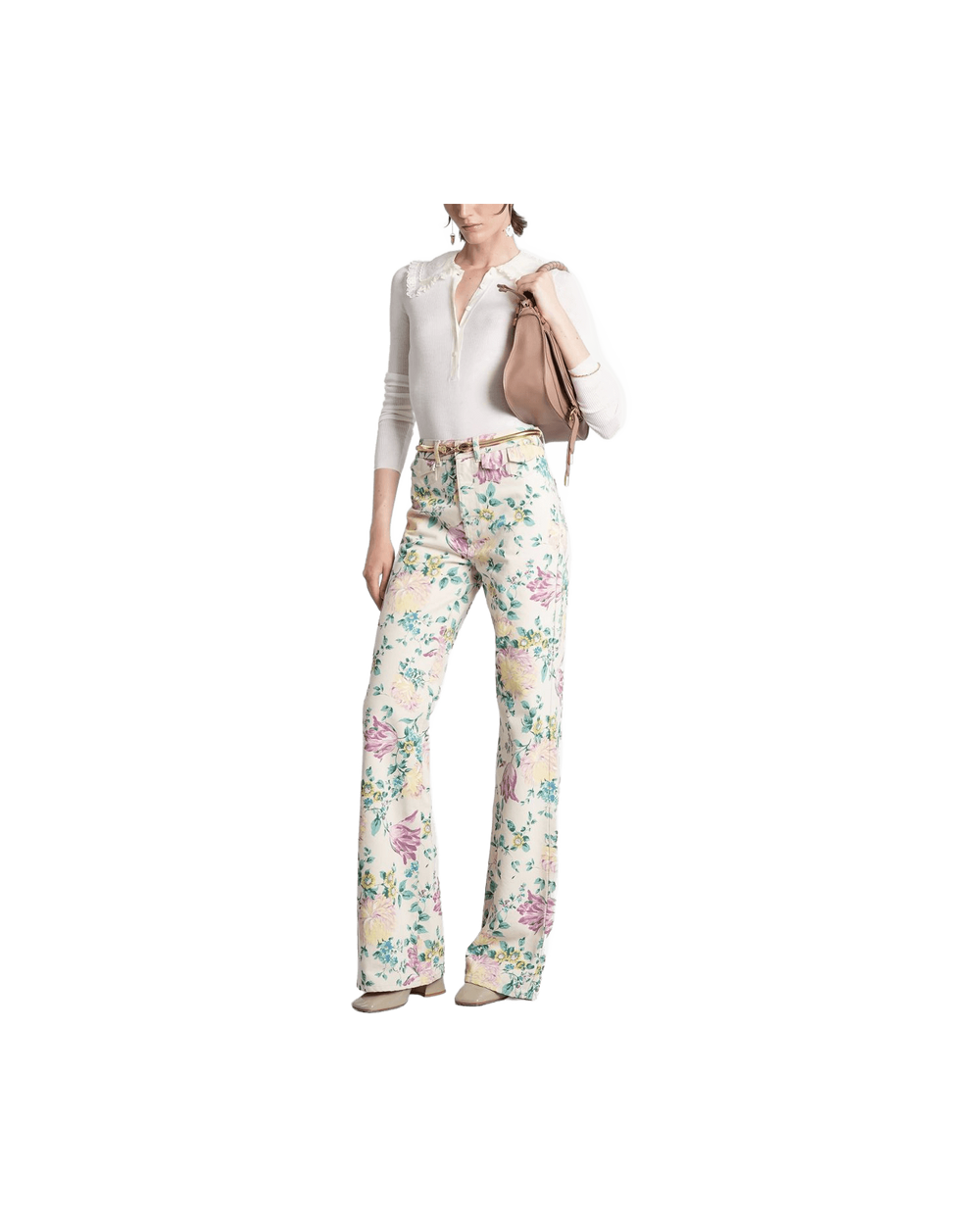 Chloé Beige Jeans Glam Steals